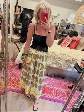 Women’s Olive Green Patterned Pants